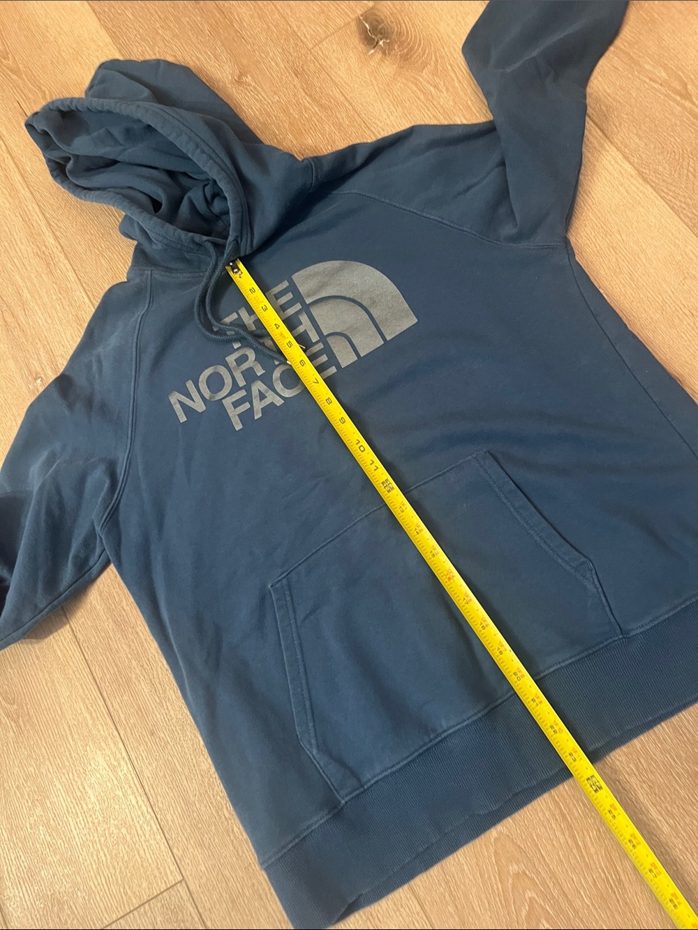 The North Face - Blue/Teal Logo Pullover Hoodie, Size L, Good Condition! - Picture 7 of 10
